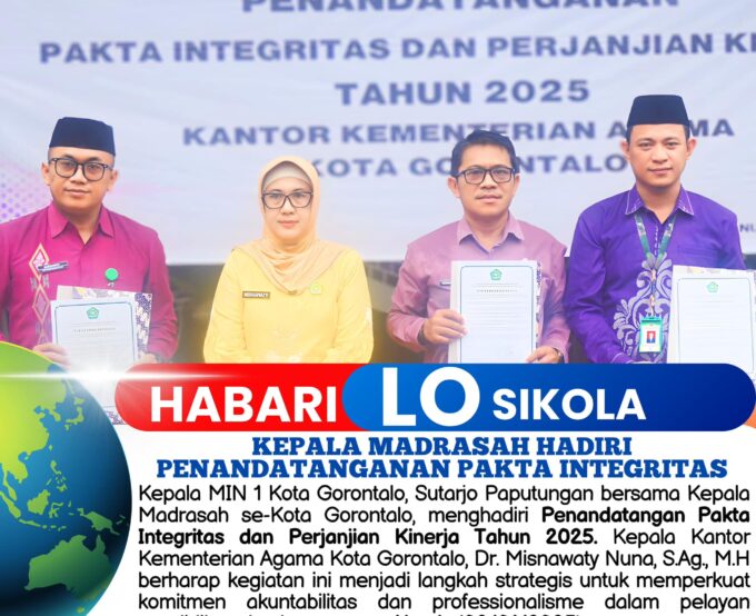 PENANDATANGAN PAKTA INTEGRITAS DAN PERKIN BERASAMA PEJABAT ESELON 4