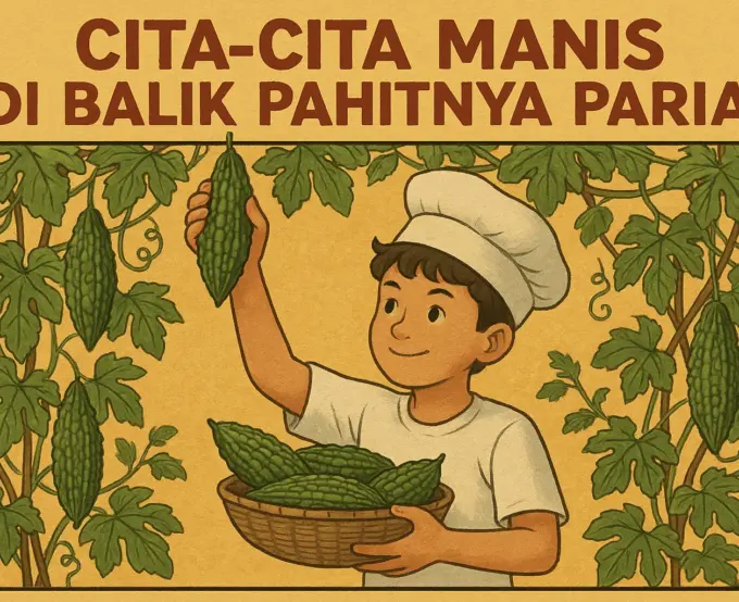 CITA-CITA MANIS DI BALIK PAHITNYA PARIA: REFLEKSI KUNJUNGAN PENULIS KEPADA PAK YASIN SAAT RAPAT RUTIN MADRASAH DI PONDOK DSP DESA LANGGE
