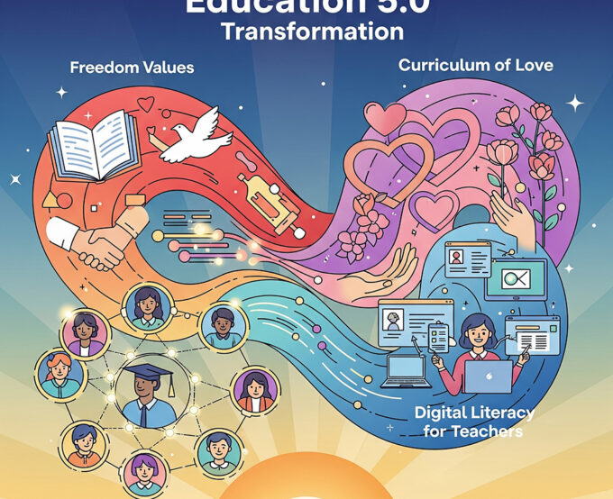TRANSFORMASI PENDIDIKAN 5.0: INTEGRASI NILAI KEMERDEKAAN DAN KURIKULUM CINTA DALAM PENGUATAN LITERASI DIGITAL GURU