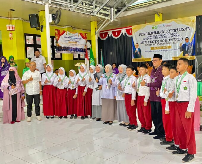 Penuh Haru dan Harapan, MIN 1 Kota Gorontalo Umumkan Kelulusan Kelas VI T.P. 2025/2026