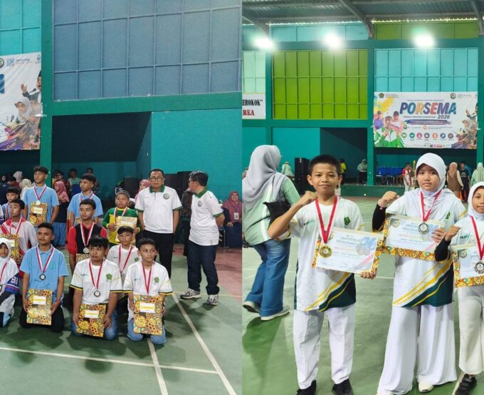 Murid MIN 1 Kota Gorontalo Raih Prestasi Gemilang di PORSEMA Provinsi Gorontalo 2026