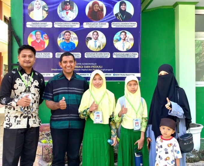 Murid MIN 1 Kota Gorontalo Raih Juara 1 dan 2 Olimpiade Bahasa Arab (OBA) Tingkat Provinsi Gorontalo